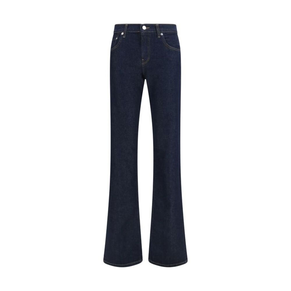 Haikure Women Five-Pocket Jeans With Back Slits